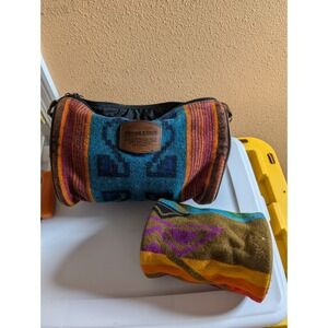 Pendleton Blanket Wool Aztec Pattern‎ Barrel Style Women's